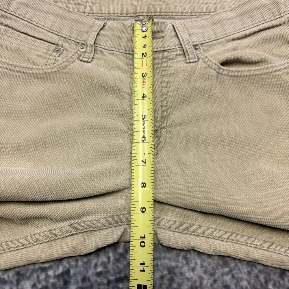 Levi's 514 Corduroy Pants Mens 31x31 Tan Straight Leg Casual